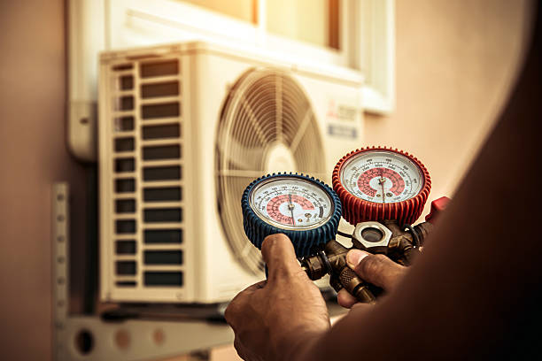 Professional Hvac technician working in Point Reyes Station, CA